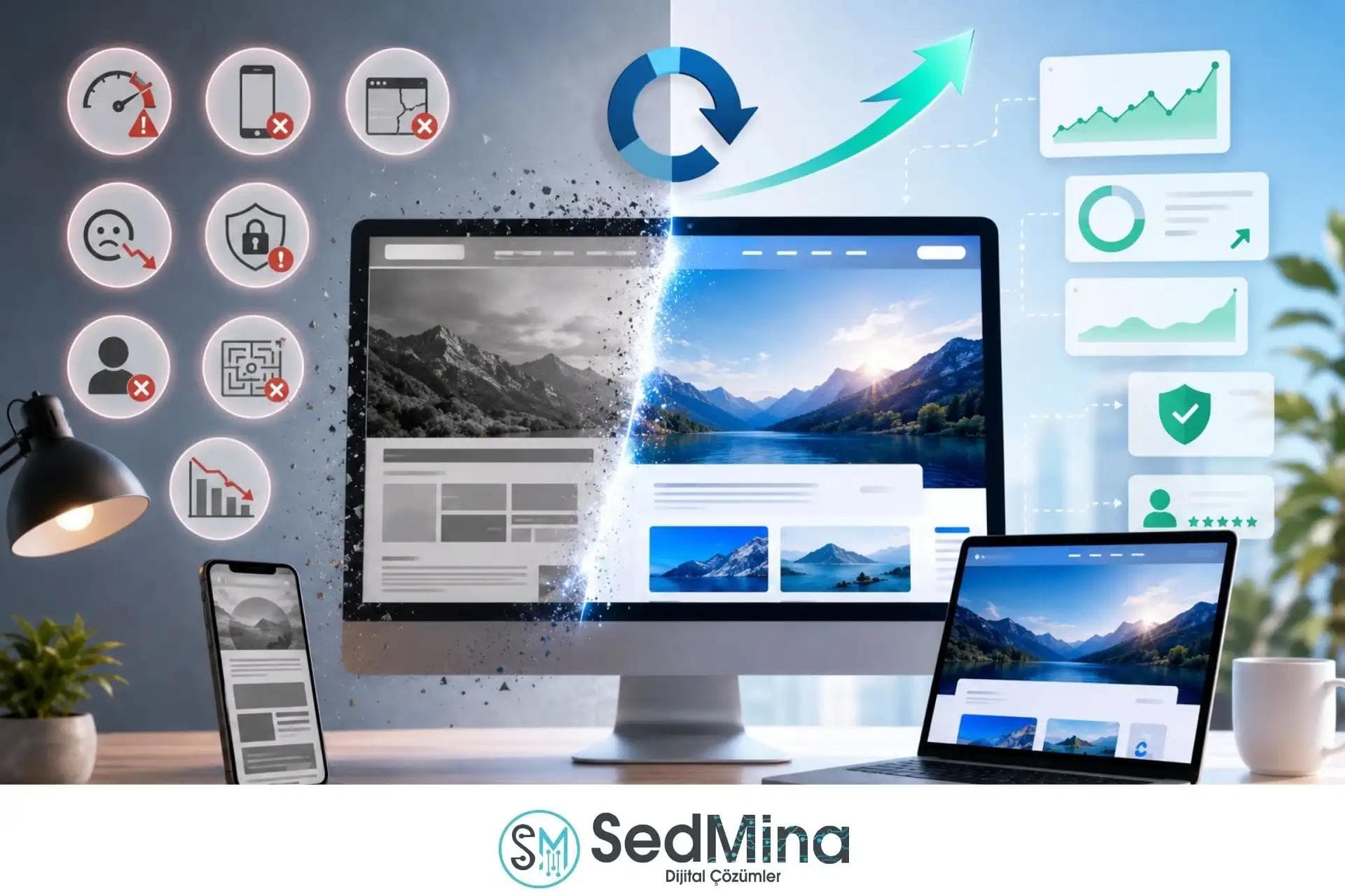 Web Sitenizi Yenileme Zamanının Geldiğini Gösteren 10 Durum Nedir? - SedMina Dijital